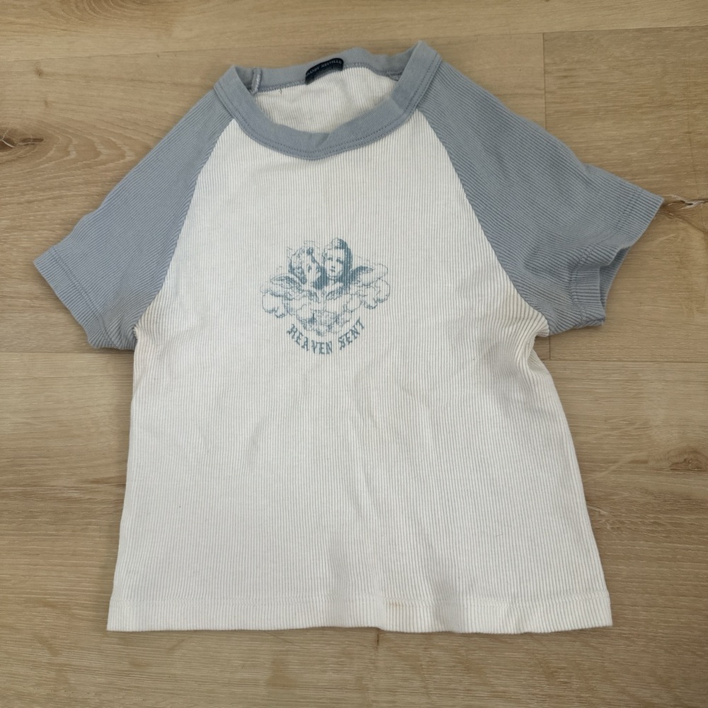 Brandy Melville Heaven Sent Baby Tee